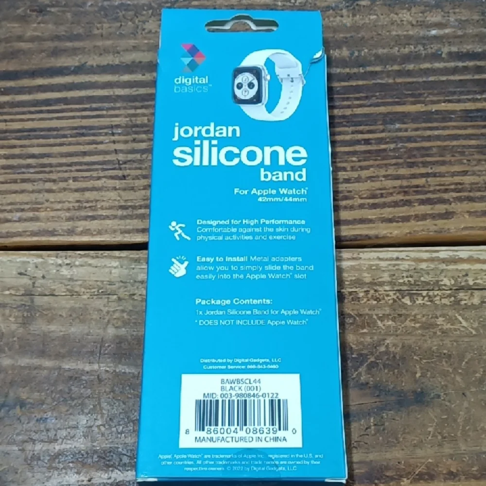 Jordan Blue Silicone Band for Apple Watch